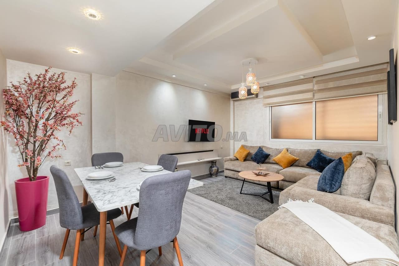 2 chambres modernes près du centre-ville d’Agadir