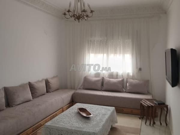 Furnished 90m² apartment for rent, Fès - 3 bedrooms