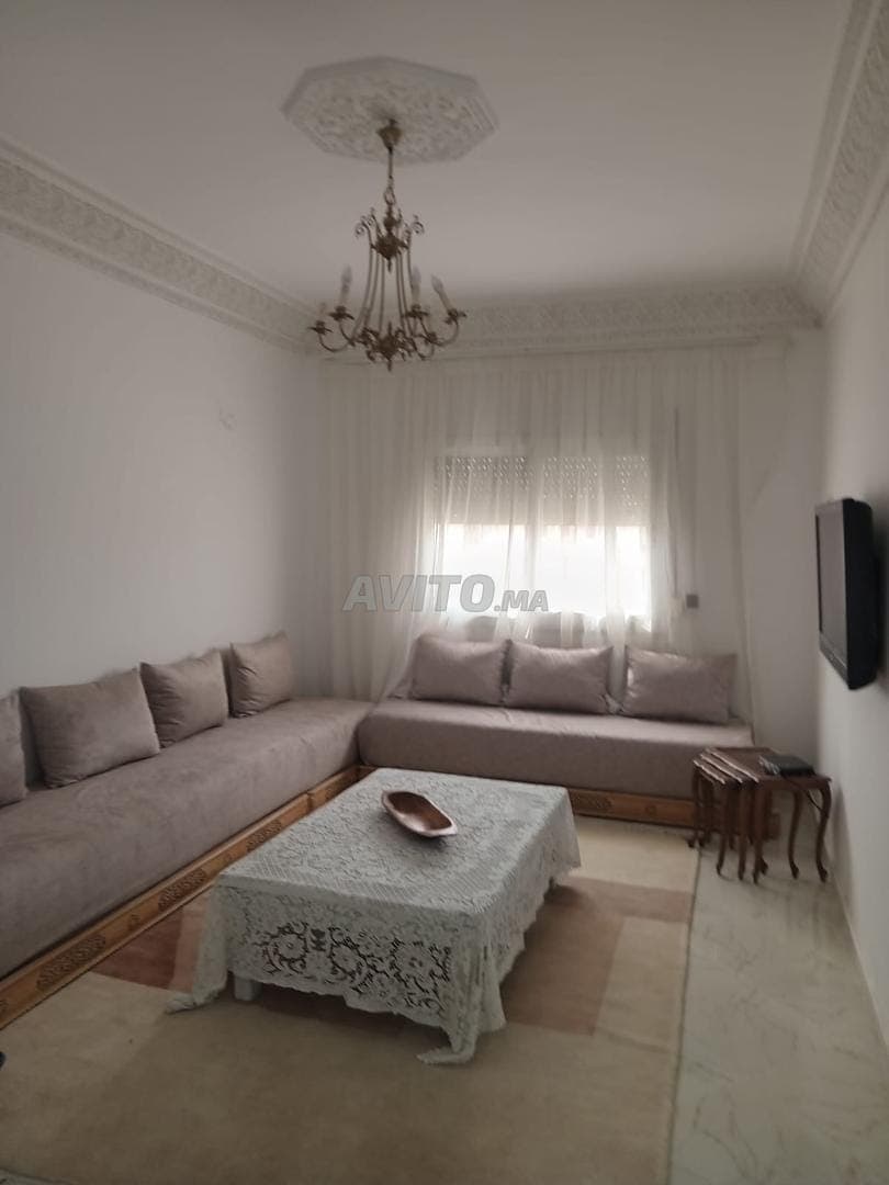Furnished 90m² apartment for rent, Fès - 3 bedrooms