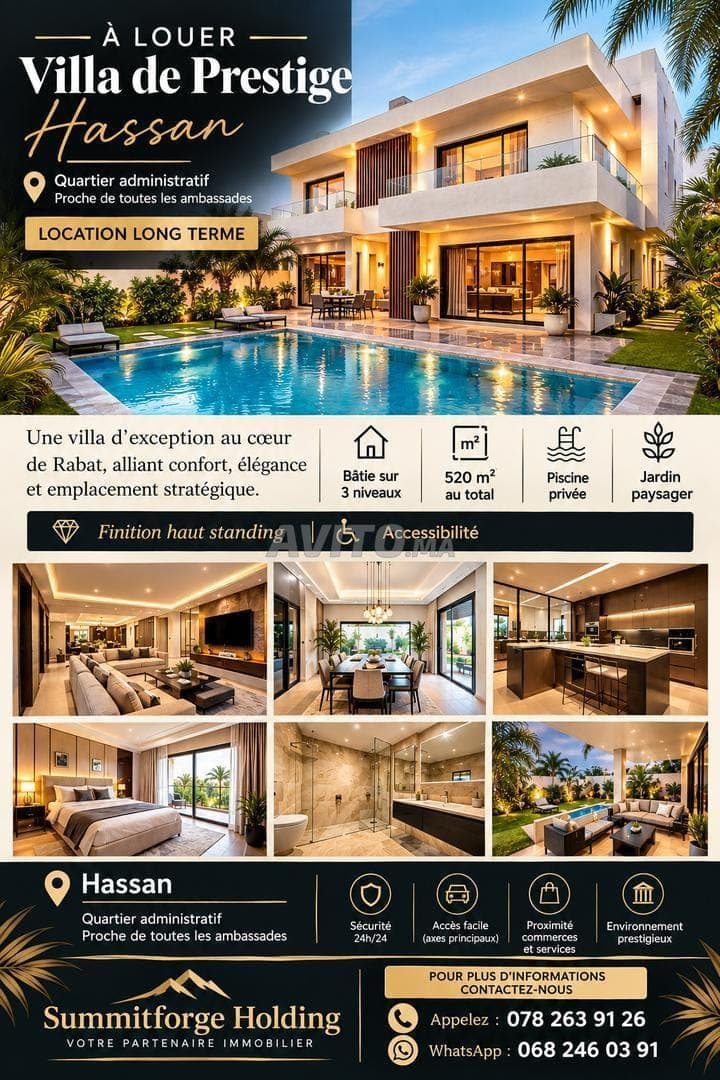 Luxe Gemeubileerde Villa aan Hassan