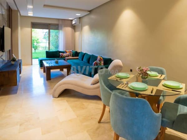 Superbe appart 2 chs rez de jardin Prestigia Argan