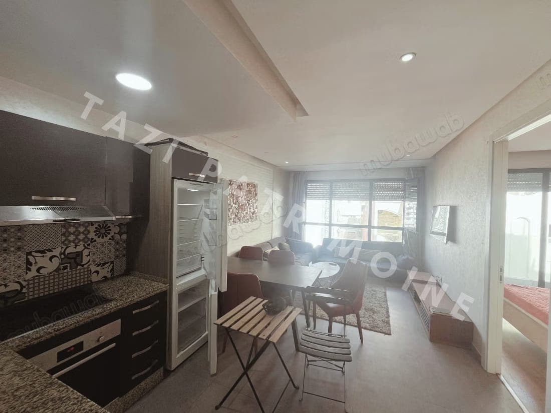 Modern furnished studio with balcony ideal invest