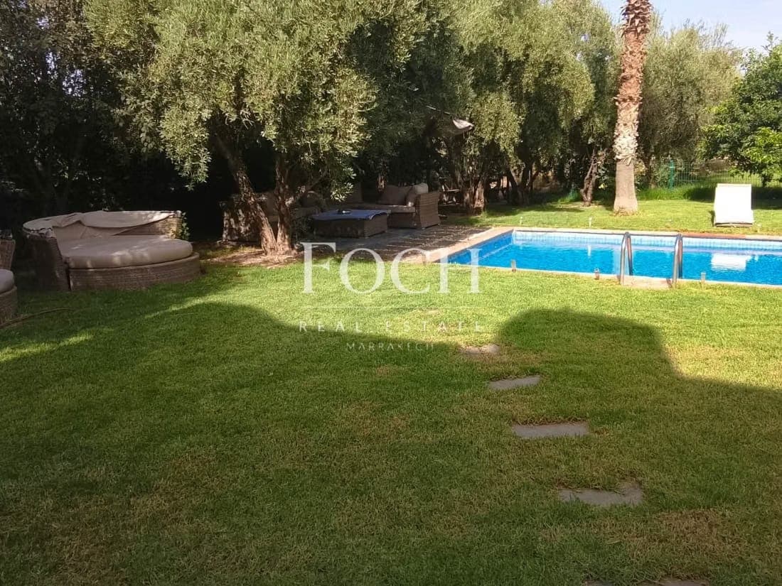 Location villa vue Atlas et golf Route de l'Ourika
