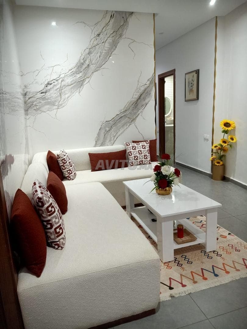 Appartement bien meublé à louer à Harhoura