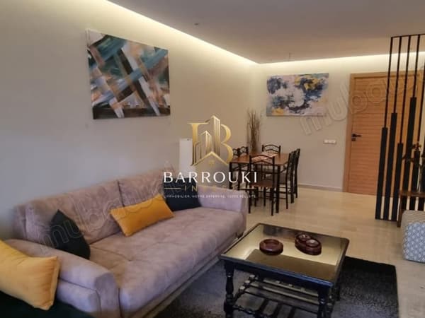 Mooi appartement te huur in Dar Bouazza. Oppervlakte 95 m². Goed gemeubileerd