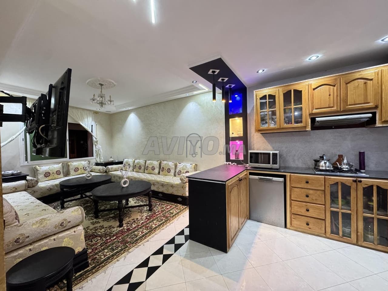 Appartement 63 m² rénové, 2 ch — Sidi Moumen
