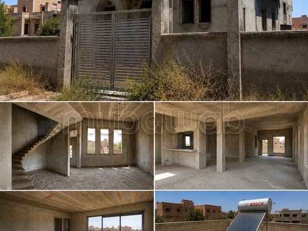 Halbfertige Villa 450 m² in geschlossener Wohnanlage – Route de Casablanca – Marrakesch