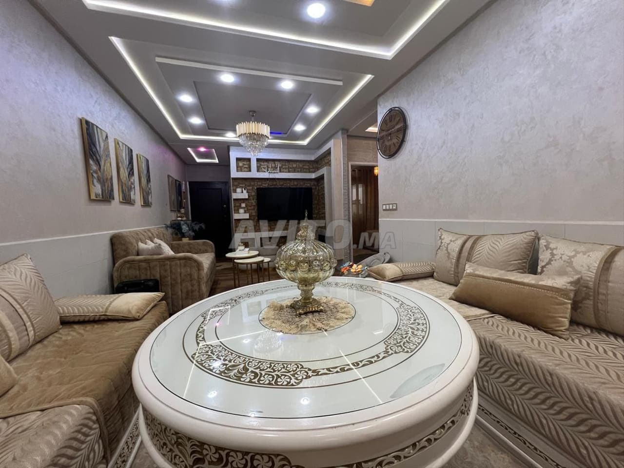 Appartement meublé 3 chambres à louer mensuellement