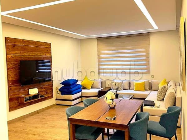 Gemeubileerd luxe appartement te huur - Gesloten woonwijk Oulad Mtâa