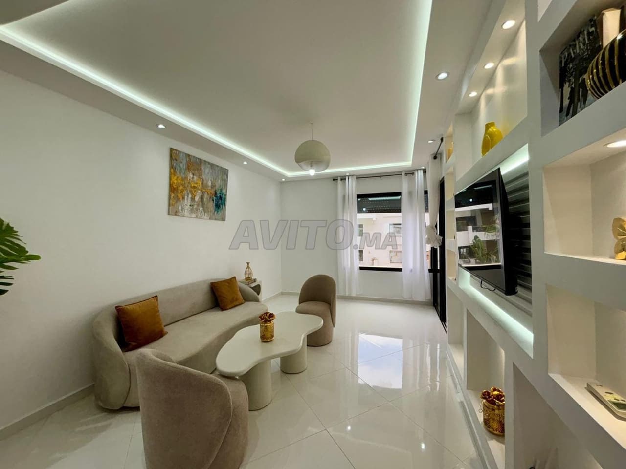 Appartement à louer 122 m² à Dar Bouazza