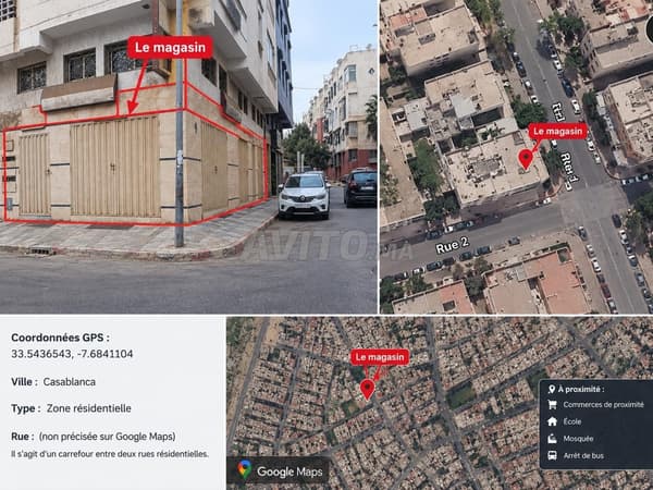 MAGASIN COMMERCIAL 317 m² ( ANCIENNE BOULANGERIE )