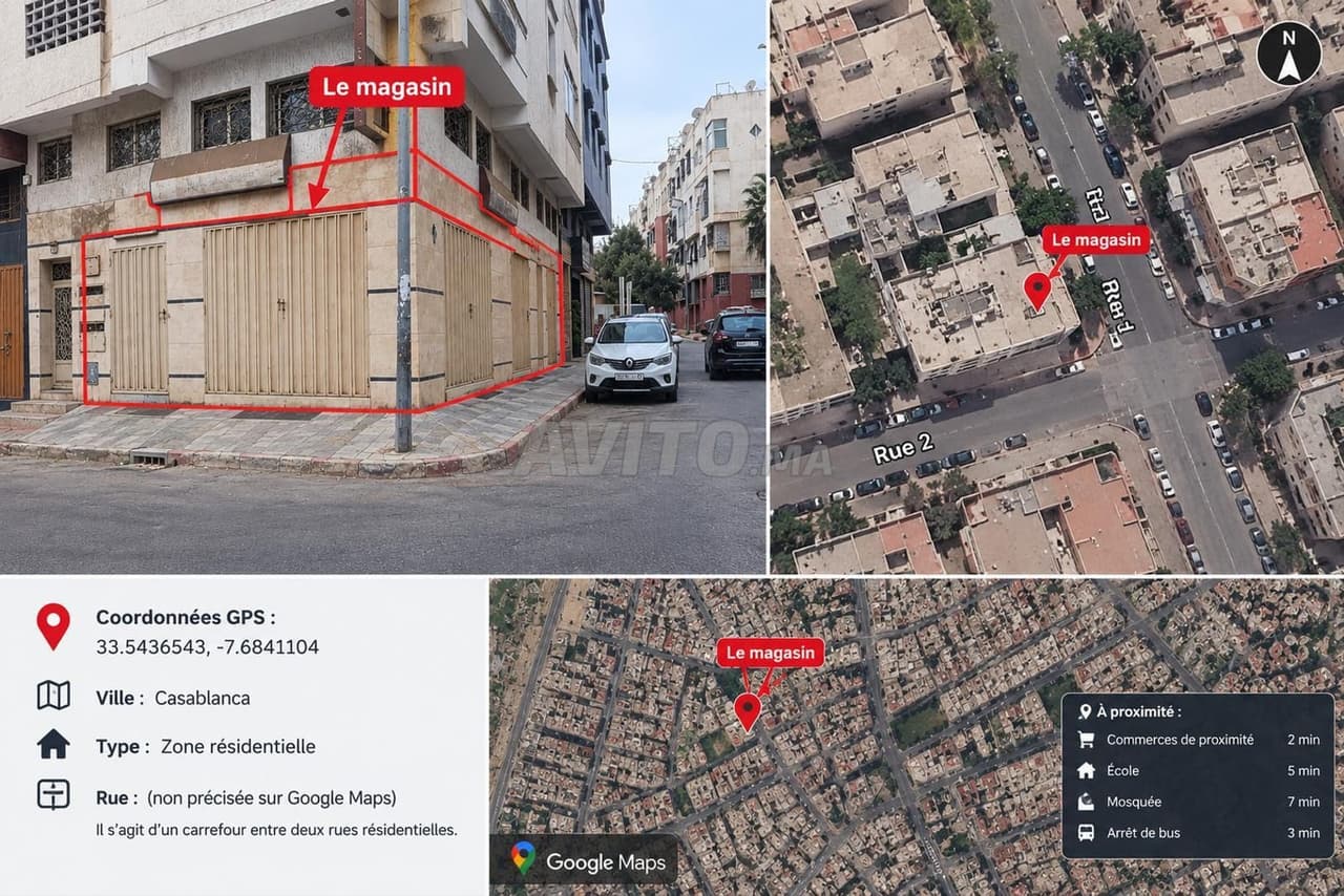 MAGASIN COMMERCIAL 317 m² ( ANCIENNE BOULANGERIE )