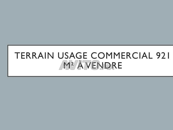Commercieel terrein van 901 m² te koop