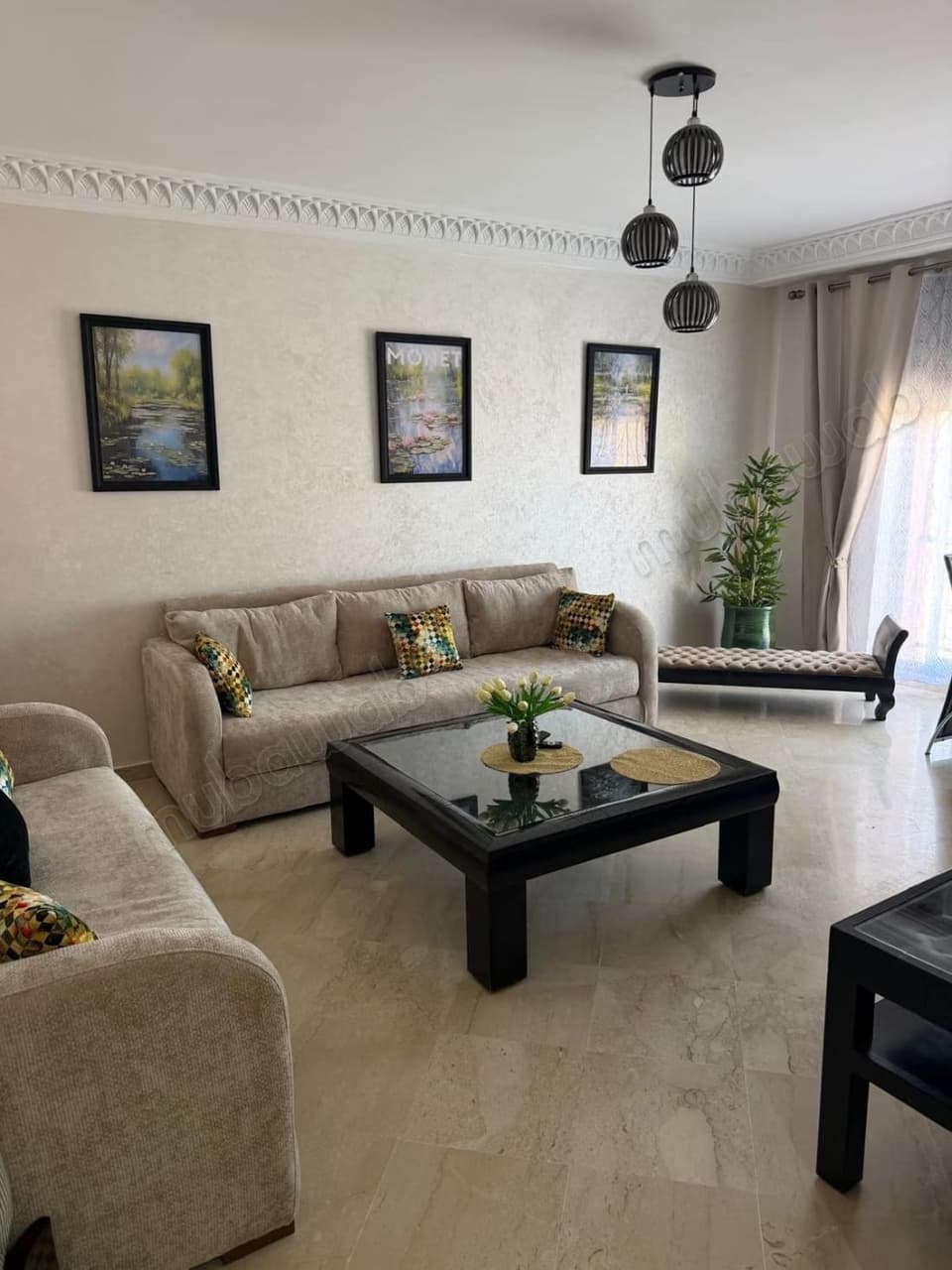 For rent: 3-room apartment in a quiet area