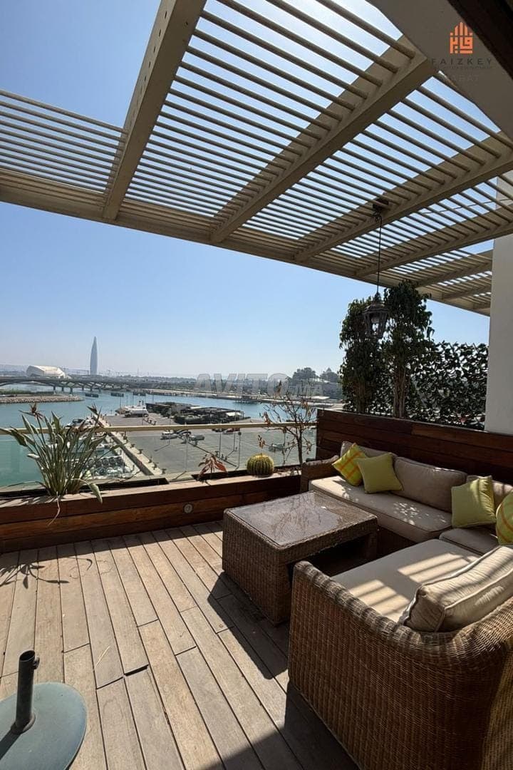 Appartement avec grande terrasse Marina Rabat
