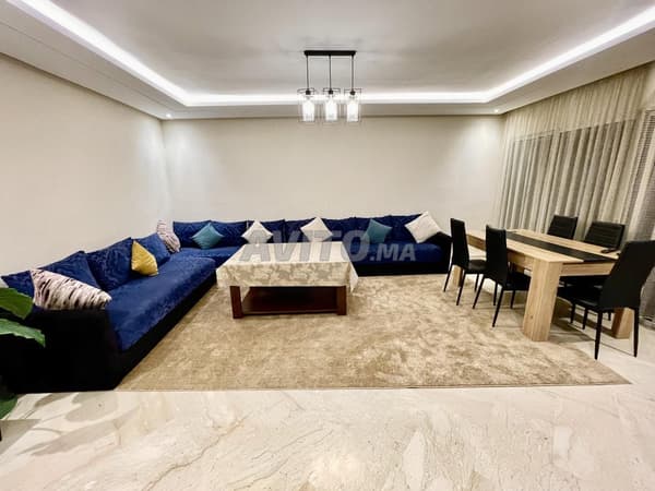 Gemeubileerd appartement in Agdal met terras