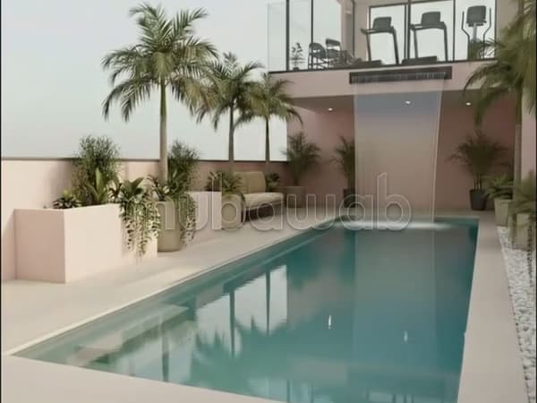 ستوديوهات حديثة على طريق الدار البيضاء مع حمام سباحة