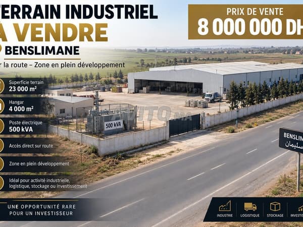 TERRENO EN VENTA – BENSLIMANE