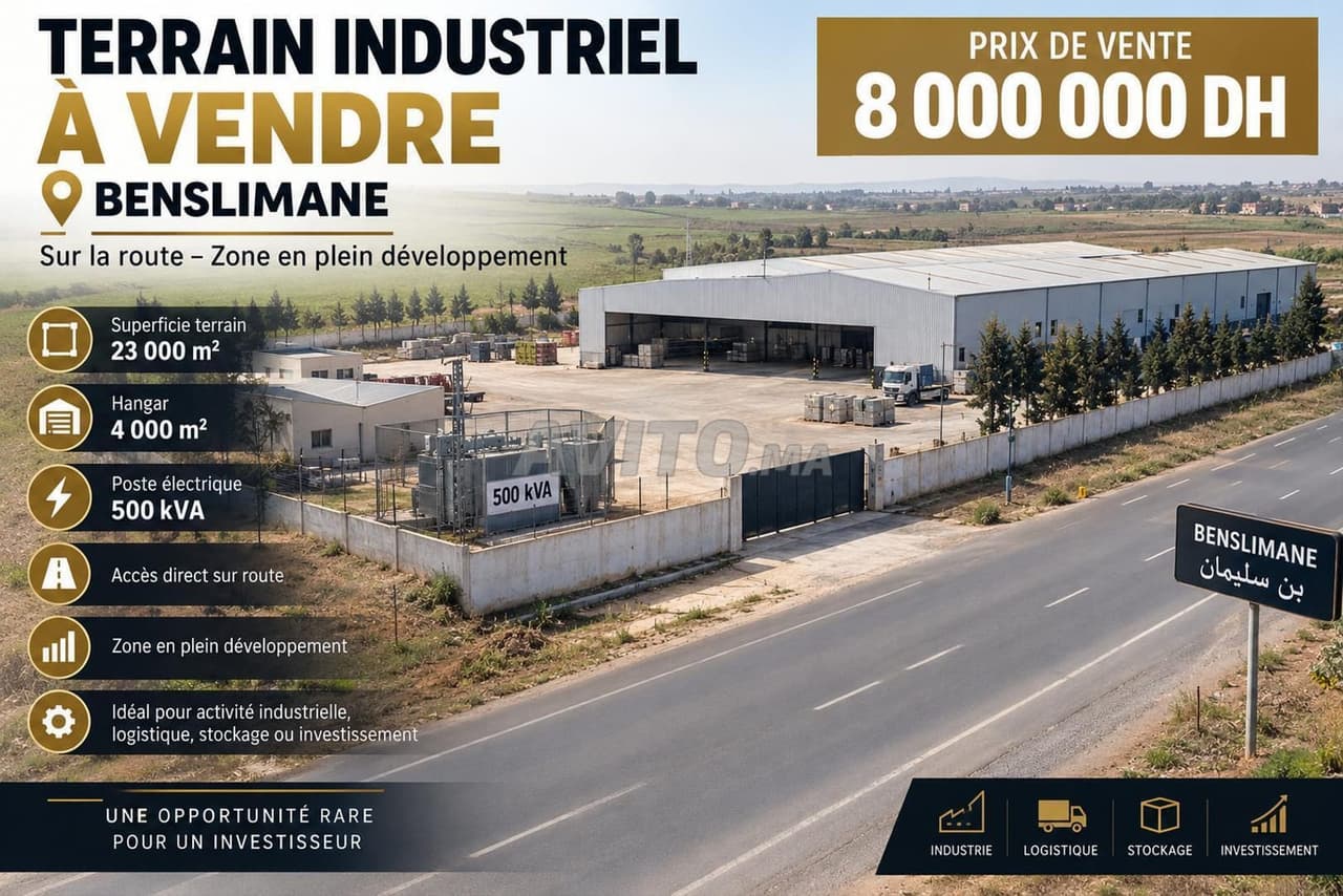 LAND FOR SALE – BENSLIMANE