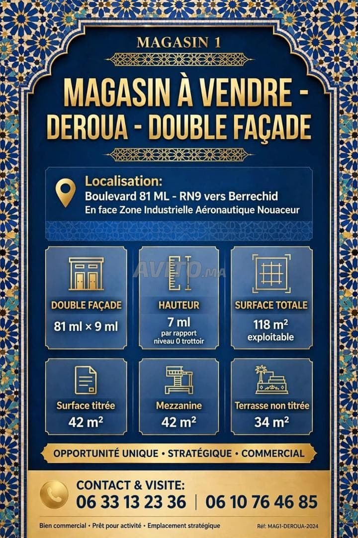 Commercial shop for sale