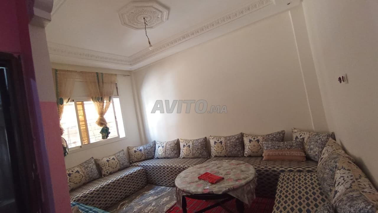Casablanca Jnane Louz appartement rez-de-chaussée avec balcon 84 m²