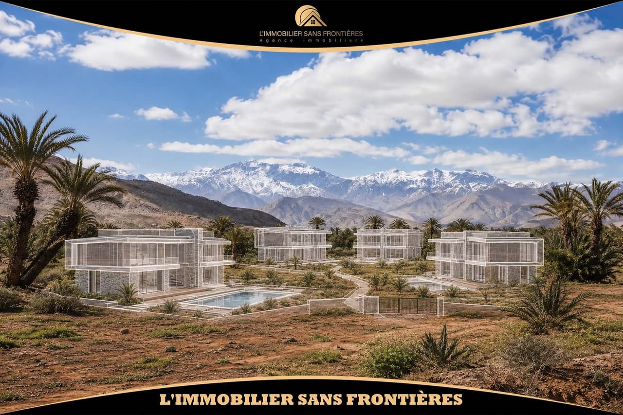 Terrain de 16 000 m² à Bab Atlas – Note SD2 avec densité de 4 villas par hectare
