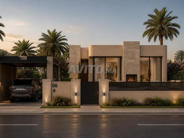 Villa de Plain-Pied avec Piscine – Marrakech
