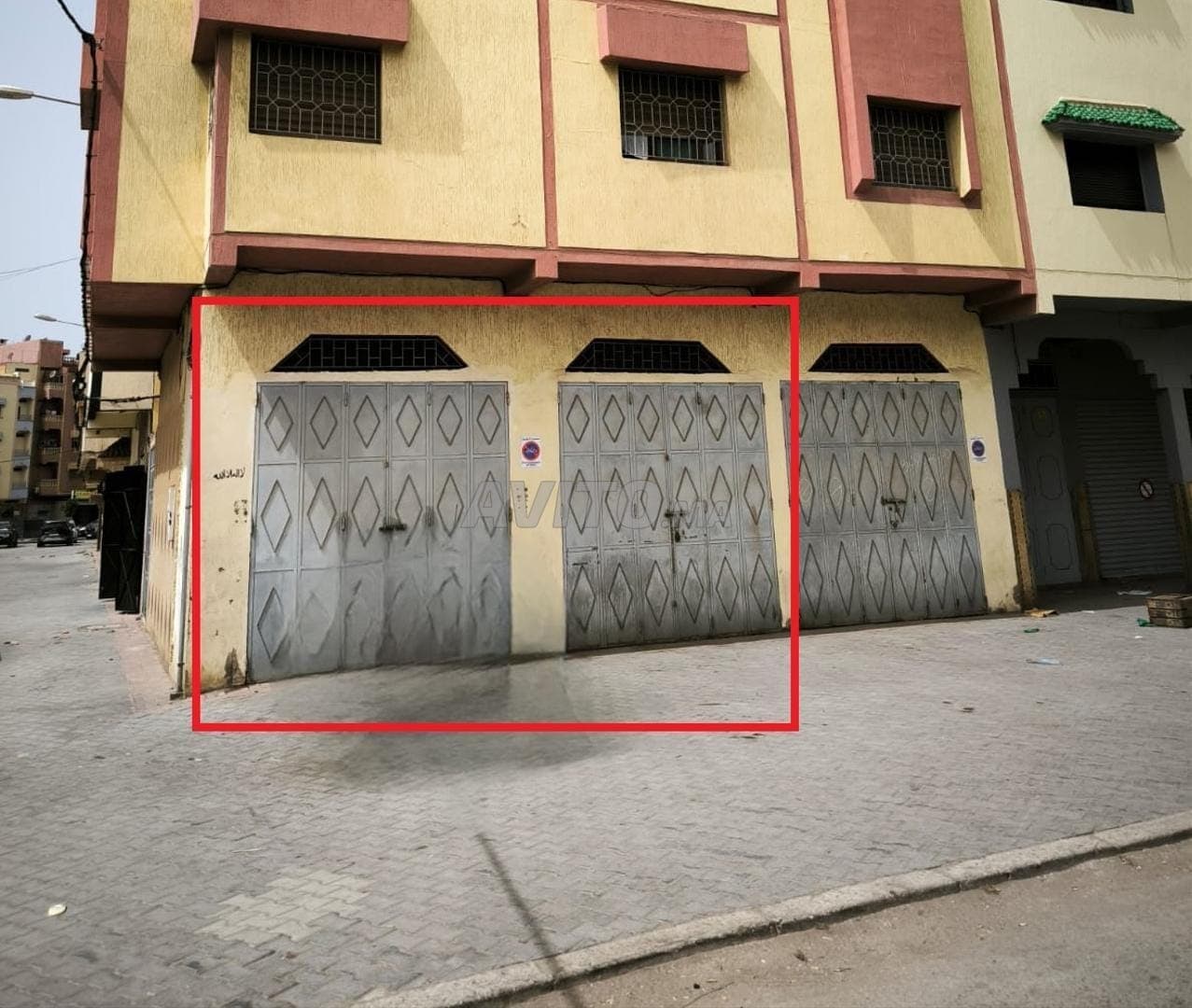 Garage for rent 45 m² - 2 large doors - 4000DHM