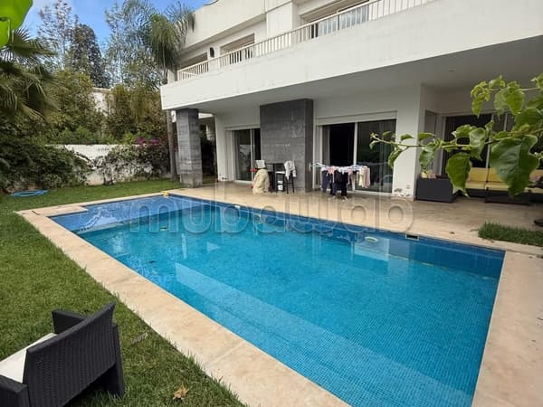 Villa meublé à louer à Souissi rabat maroc