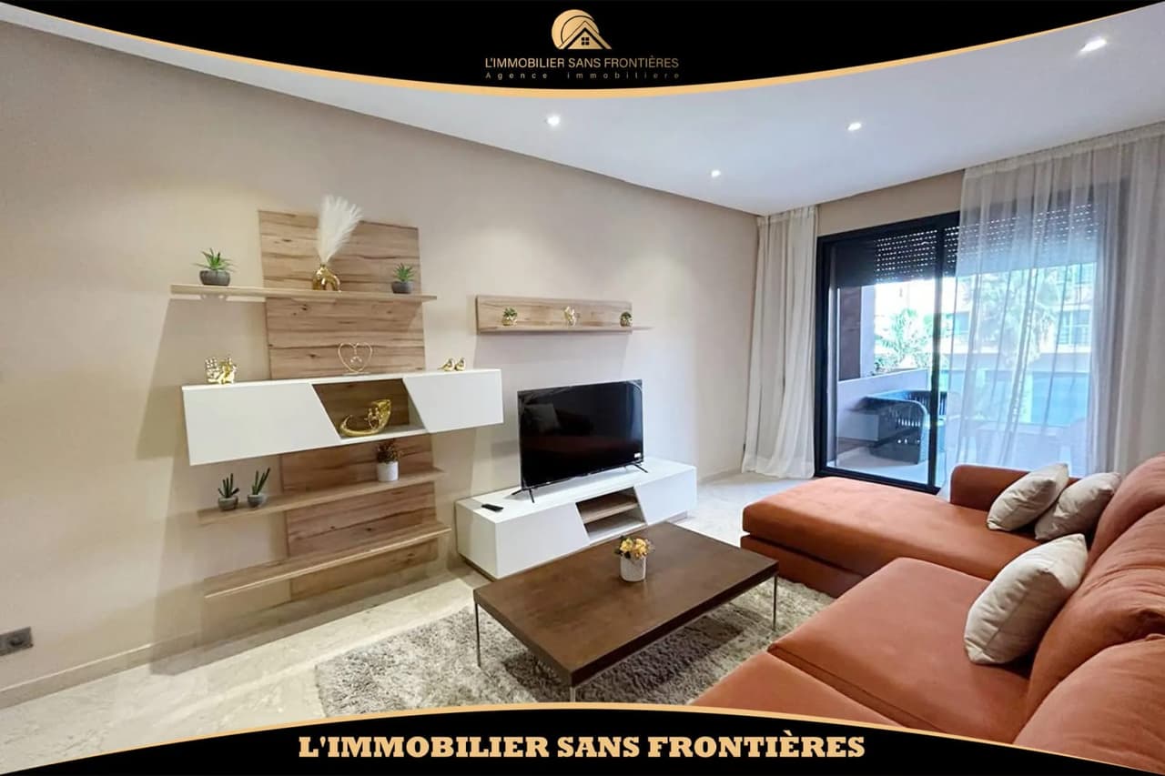 Appartement meublé de 113 m² à Camp El Ghoul – Suite, chambre, terrasse et cuisine équipée