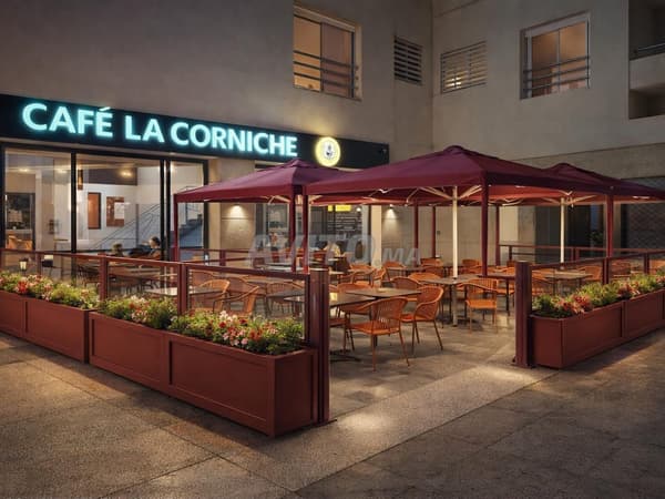 CAFÉ À VENDRE VUE SUR MER RABAT