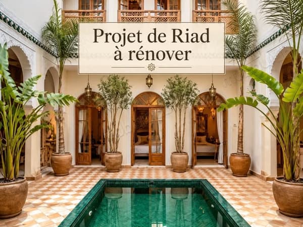 Riad Project Guest House 7 rooms pool and hammam