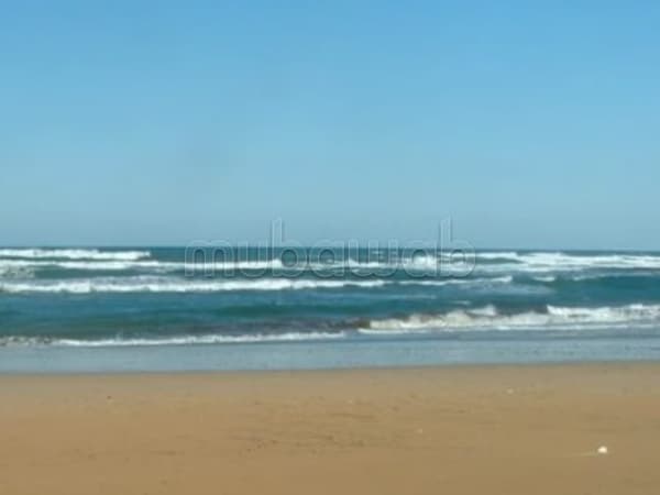 Vente terrain pour villa à la plage Oued Cherrat