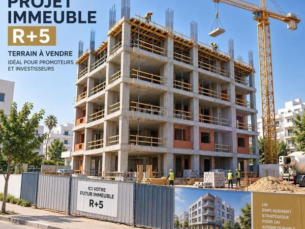 TERRAIN R5 A VENDRE - OPPORTUNITE PROMOTEUR