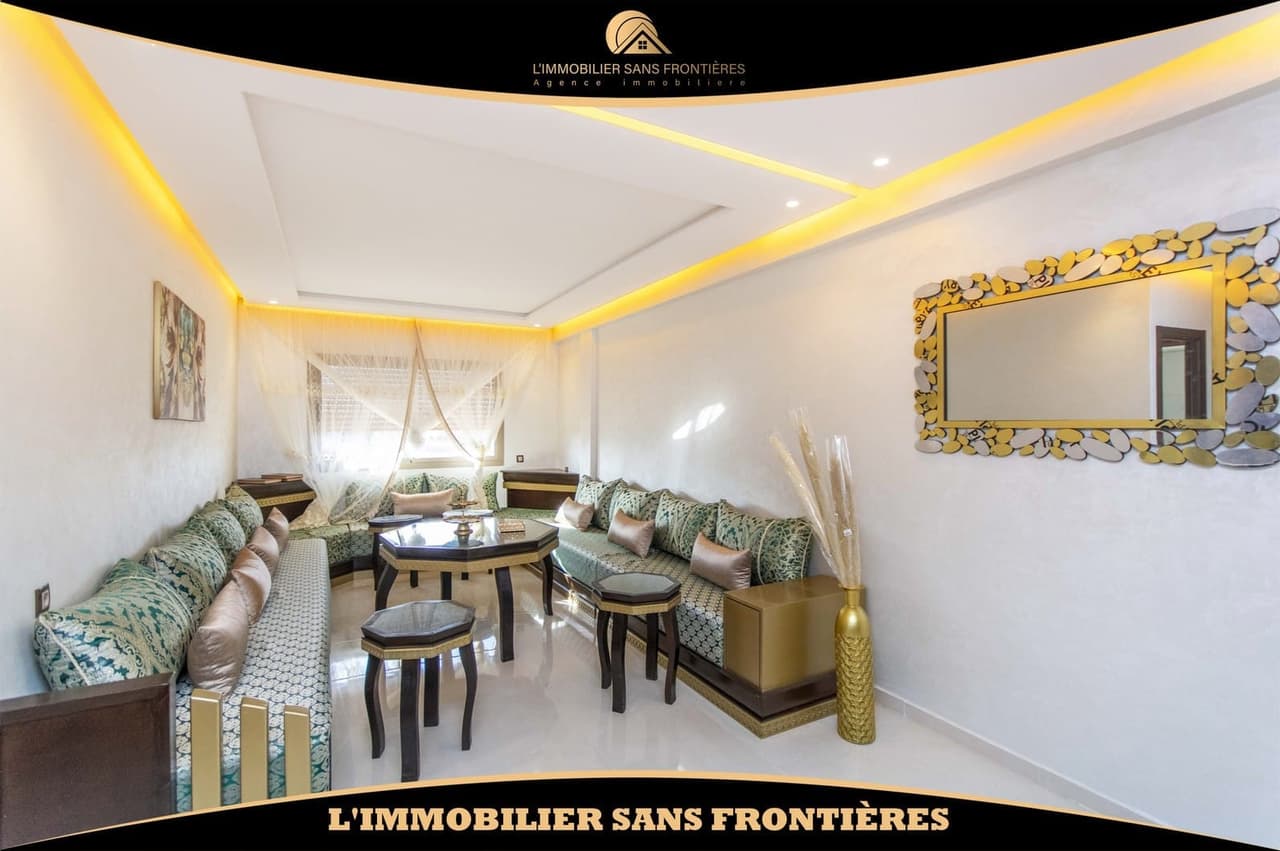 Appartement meublé à louer – 81 m² – 1er étage, Targa, Marrakech