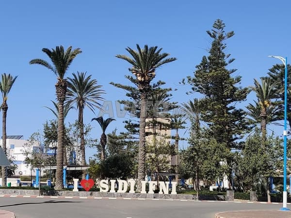 Terrain résidentiel 99 m² aménagé et titré sur la plage de Sidi Ifni