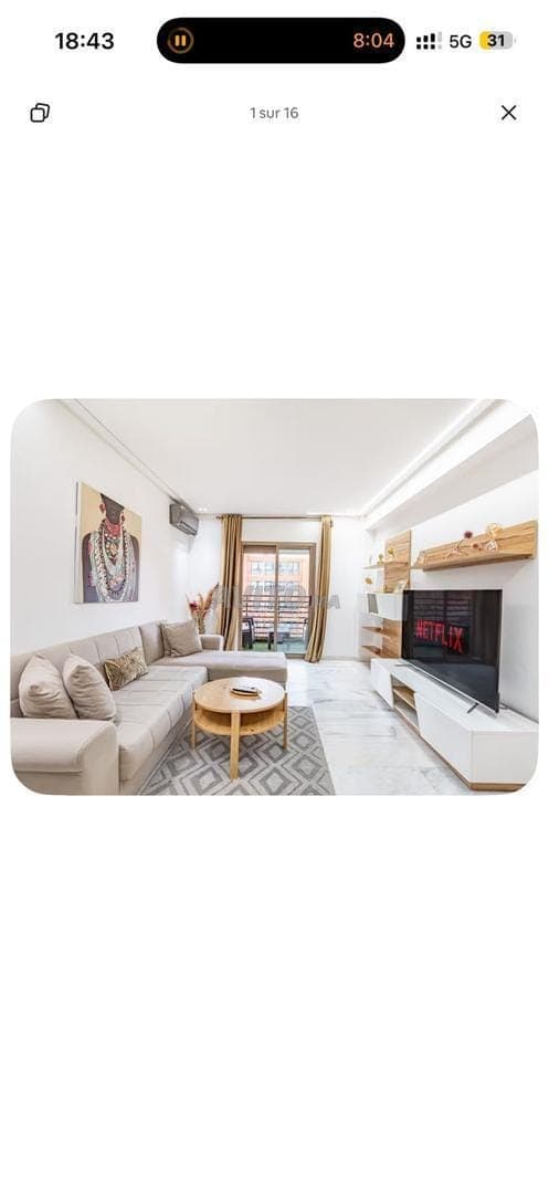 Appt 50 m² Cœur Gueliz Airbnb Rendement Fort