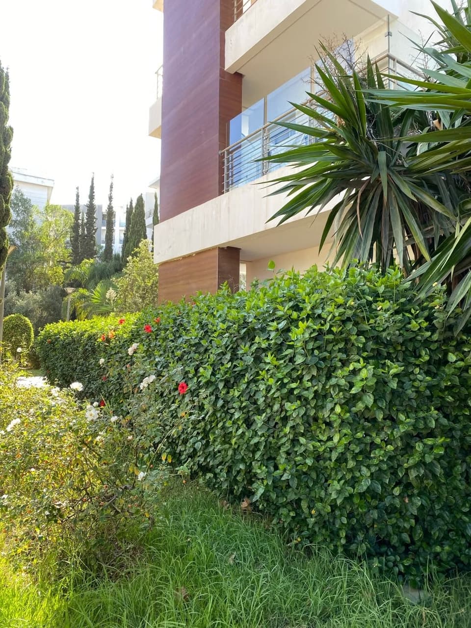 Rez de jardin en location à Riyad. 3 pièces. Ascenseur et terrasse