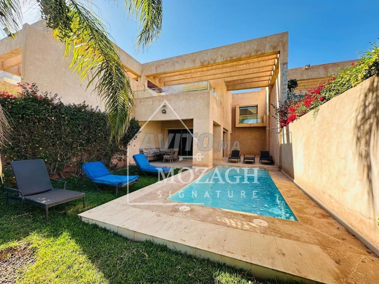 Magnifique villa 3 chambres sur résidence – Agdal
