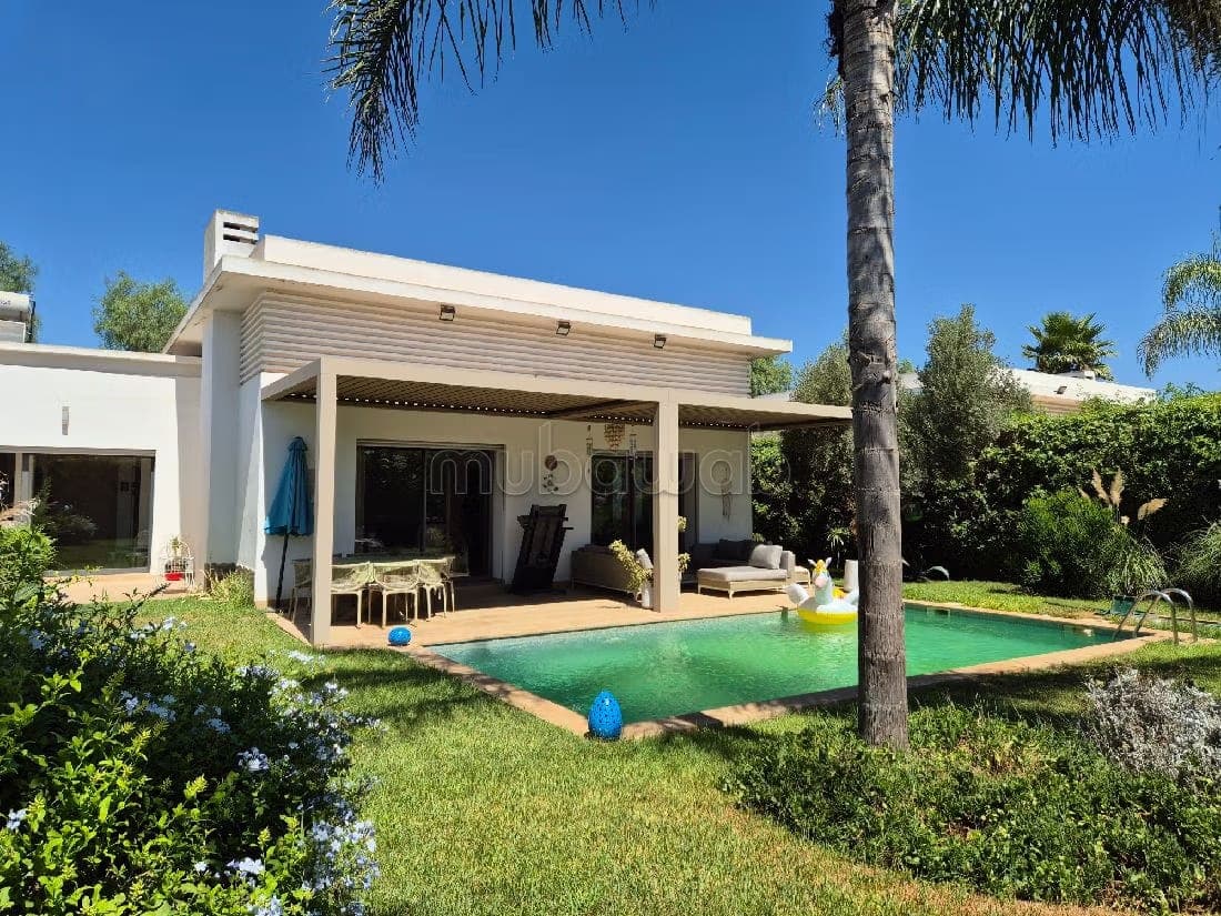 Modern gelijkvloers villa in Bouskoura Zuid