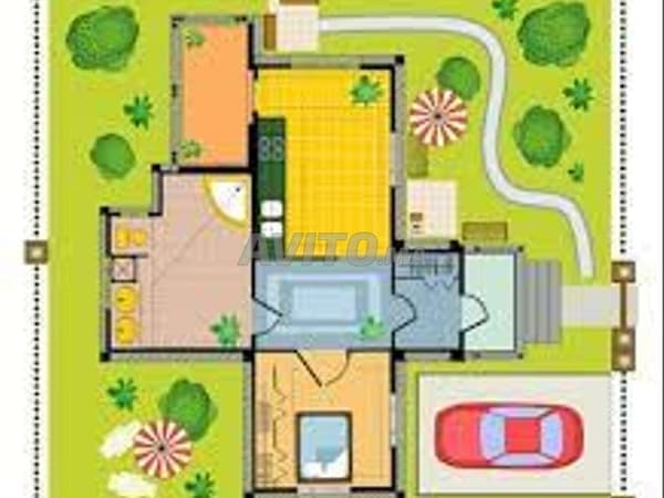 Terrain immeuble R2 Bab Aglou près Clinique Tiznit