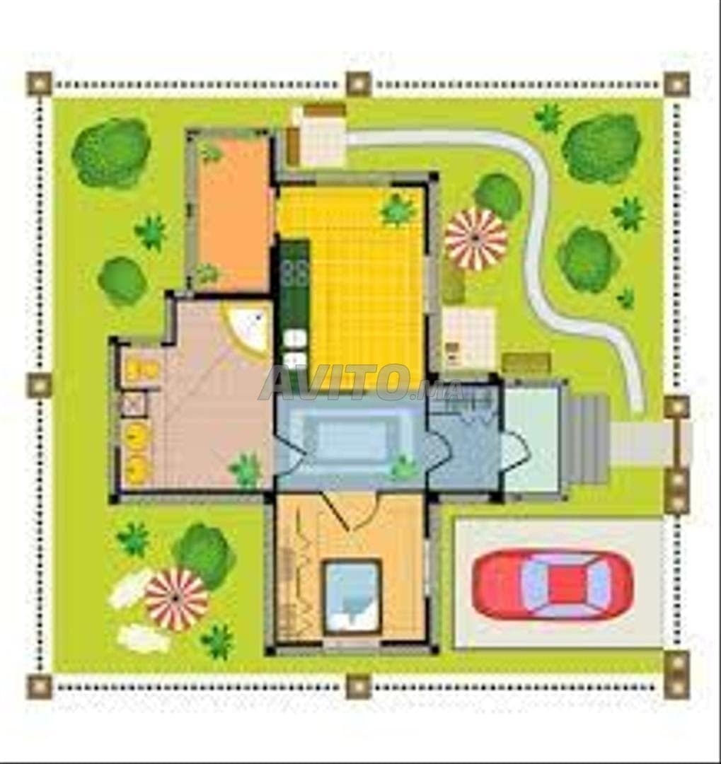 Terrain immeuble R2 Bab Aglou près Clinique Tiznit