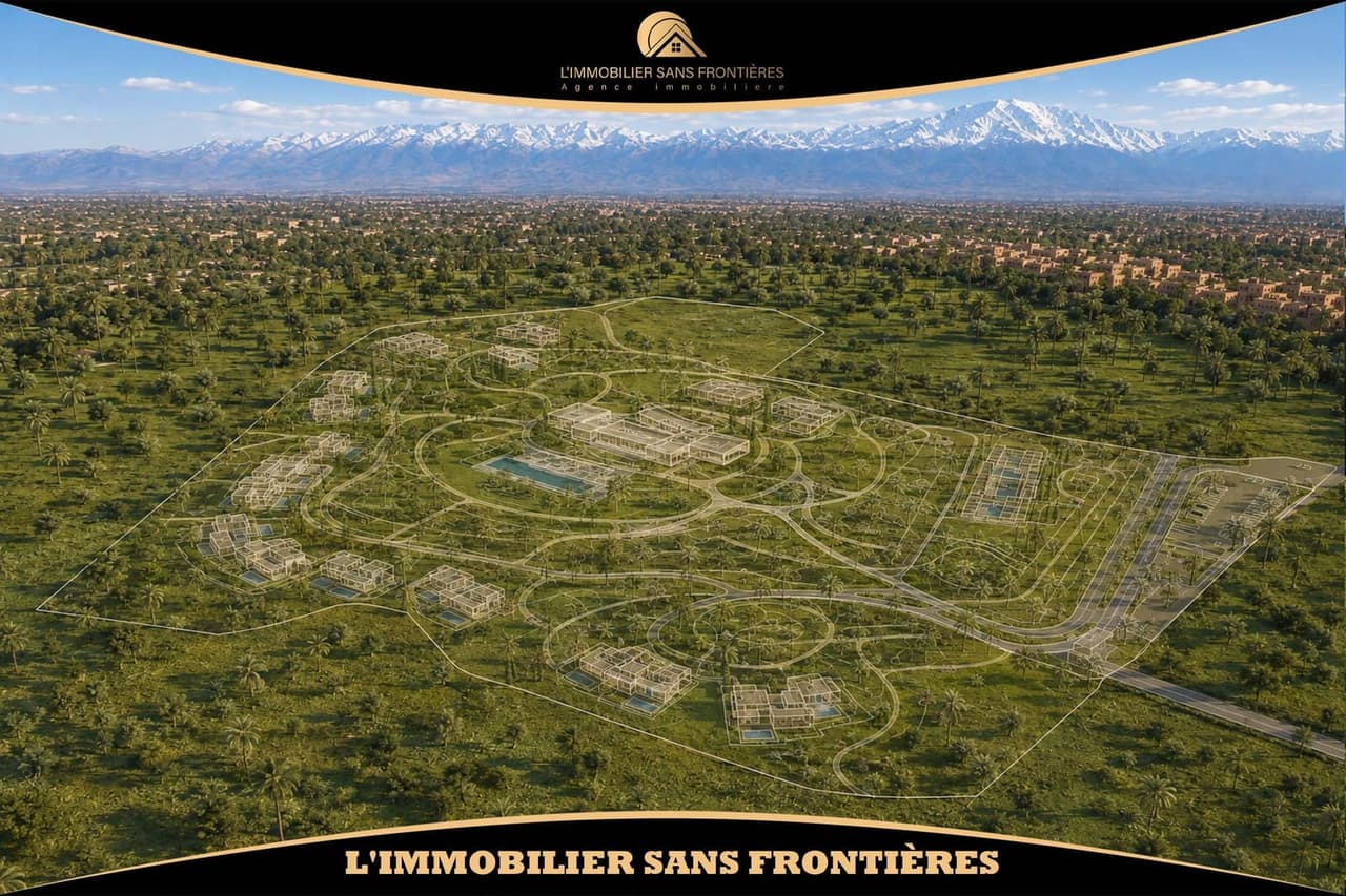 Terrain titré et clôturé de 3,5 hectares près de Tahnaout – Deux titres fonciers et…