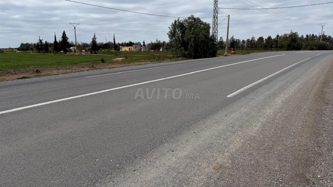 3,72 ha titré sur la route à Benslimane