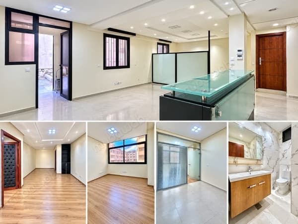 A louer bureau amenage 100 m2 centre ville rabat
