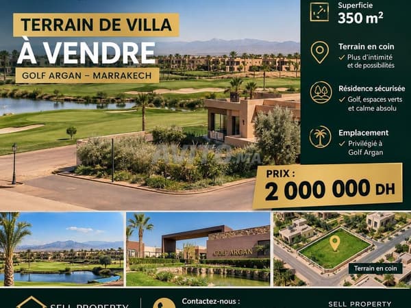 Villa plot for sale in Marrakech