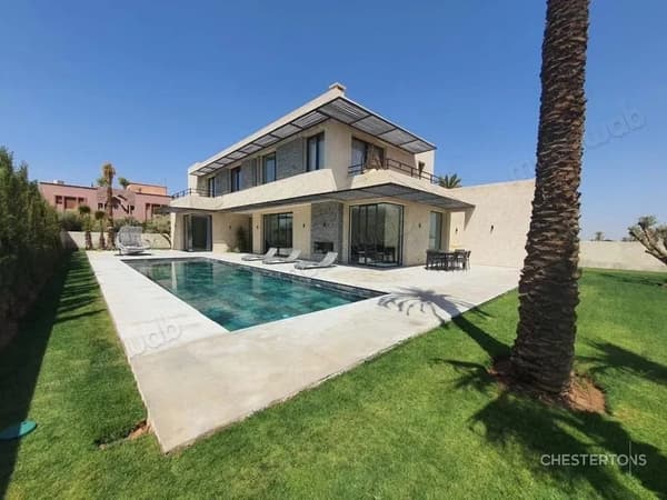 Villa contemporaine à proximité du golf d'Amelkis Marrakech
