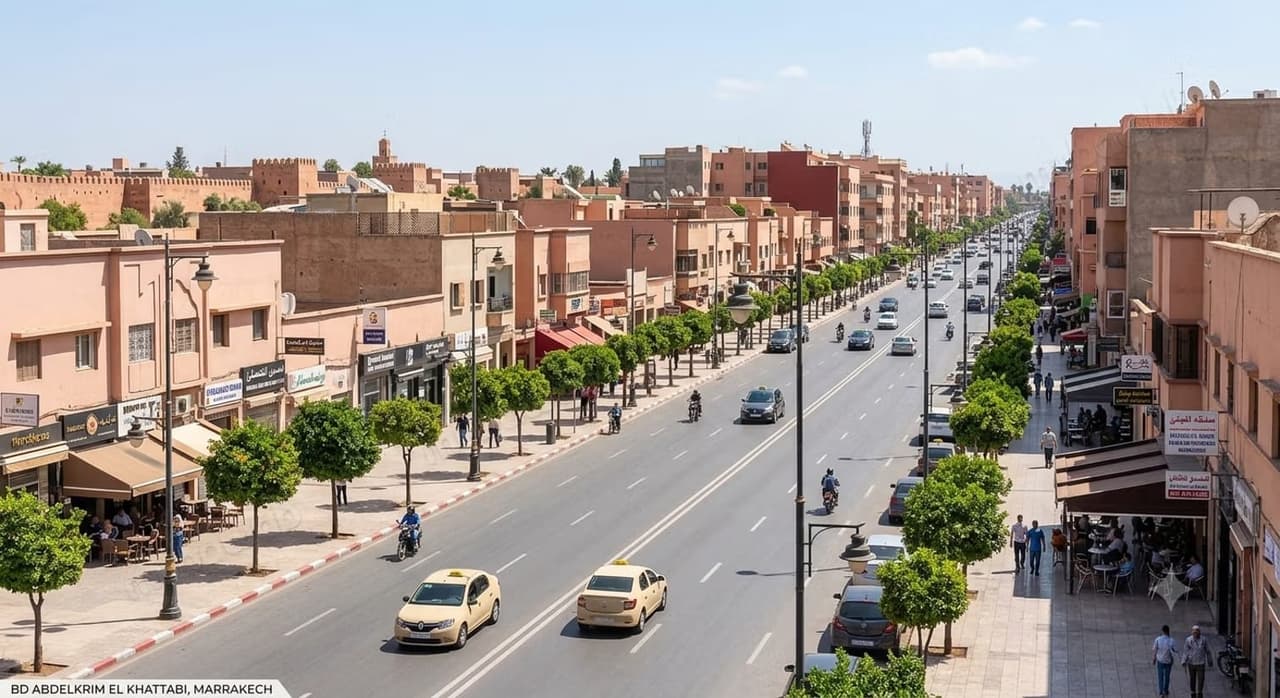 Kantoor 120 m² te huur Bd Abdelkrim Khattabi