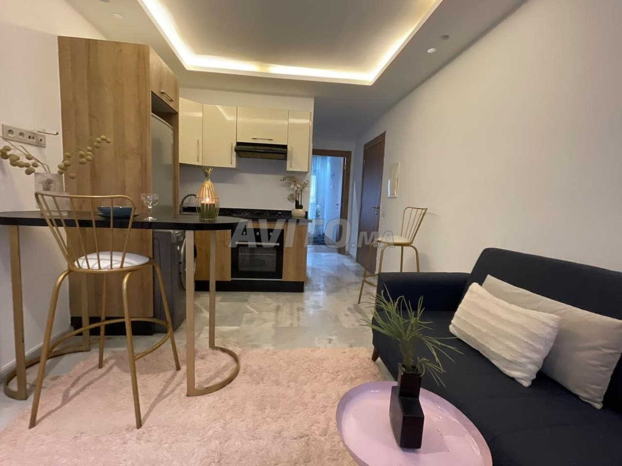 Möbliertes Studio zur Miete in Maarif – 6000 DH