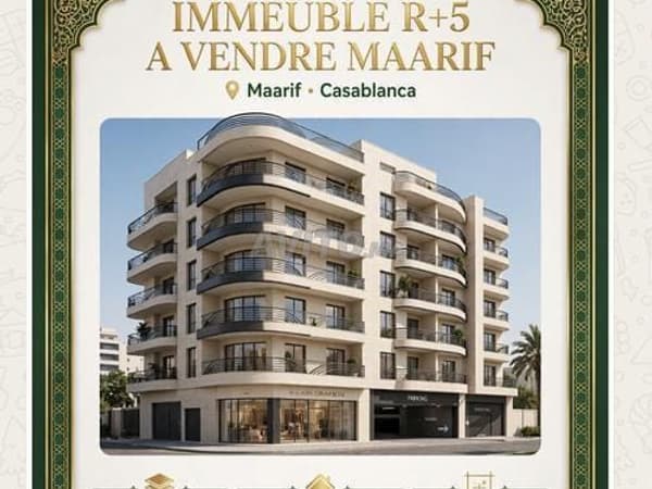 Immeuble à Maarif pour investisseurs R5